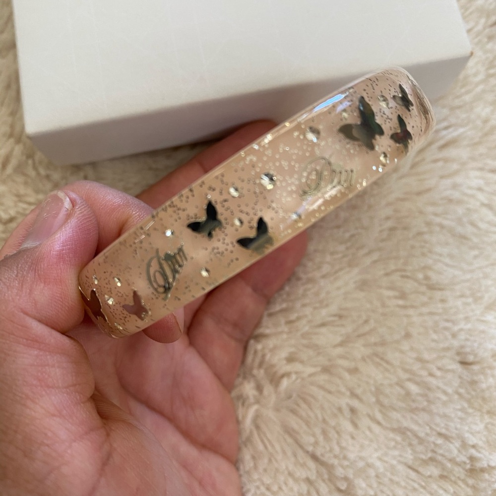 Guaranteed AUTHENTIC DIOR pink bangle